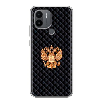 Силиконовый чехол на Xiaomi Poco C50 с принтом Герб России принт Силиконовый чехол на Xiaomi Poco C50 с принтом Герб России принт