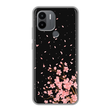 Силиконовый чехол на Xiaomi Poco C50 с принтом Ветка сакуры Силиконовый чехол на Xiaomi Poco C50 с принтом Ветка сакуры