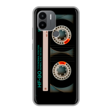 Силиконовый чехол на Xiaomi Poco C50 с принтом Кассета Силиконовый чехол на Xiaomi Poco C50 с принтом Кассета