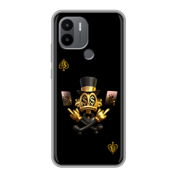 Силиконовый чехол на Xiaomi Poco C50 с принтом Золотой скрудж макдак