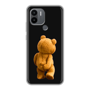 Силиконовый чехол на Xiaomi Poco C50 с принтом Медведь Силиконовый чехол на Xiaomi Poco C50 с принтом Медведь