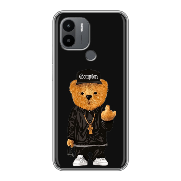 Силиконовый чехол на Xiaomi Poco C50 с принтом Плюшевый медведь Силиконовый чехол на Xiaomi Poco C50 с принтом Плюшевый медведь