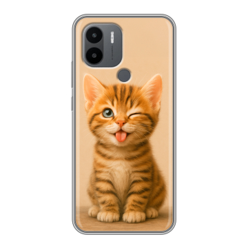 Силиконовый чехол на Xiaomi Poco C50 с принтом котенок Силиконовый чехол на Xiaomi Poco C50 с принтом котенок