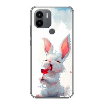 Силиконовый чехол на Xiaomi Poco C50 с принтом кролик зайчик Силиконовый чехол на Xiaomi Poco C50 с принтом кролик зайчик