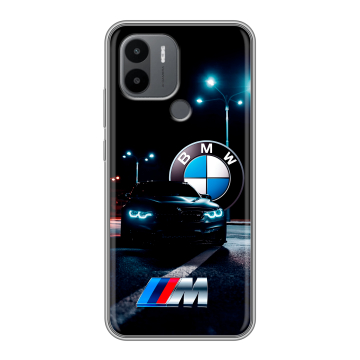 Силиконовый чехол на Xiaomi Poco C50 с принтом БМВ BMW