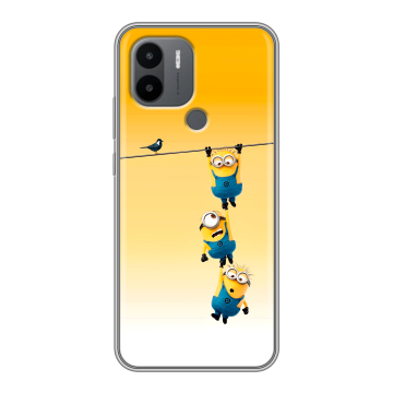 Силиконовый чехол на Xiaomi Poco C50 с принтом Миньоны Силиконовый чехол на Xiaomi Poco C50 с принтом Миньоны