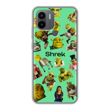 Силиконовый чехол на Xiaomi Poco C50 с принтом Шрек Shrek