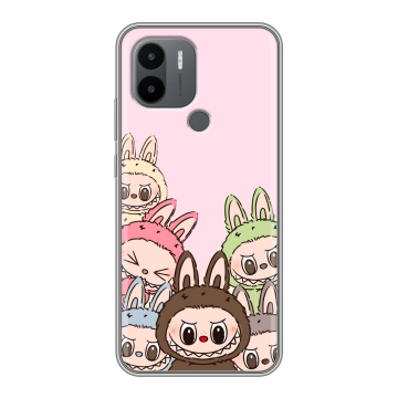 Силиконовый чехол на Xiaomi Poco C50 с принтом Лабубу