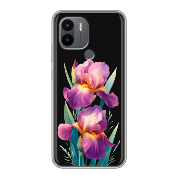 Силиконовый чехол на Xiaomi Poco C50 с принтом Цветы орхидеи