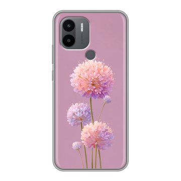 Силиконовый чехол на Xiaomi Poco C50 с принтом Цветы