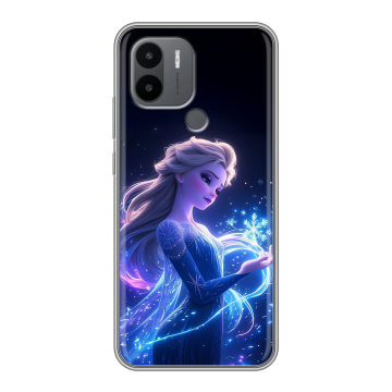 Силиконовый чехол на Xiaomi Poco C50 с принтом Холодное сердце Frozen Силиконовый чехол на Xiaomi Poco C50 с принтом Холодное сердце Frozen
