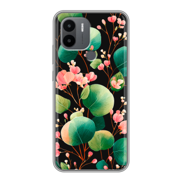 Силиконовый чехол на Xiaomi Poco C50 с принтом женский