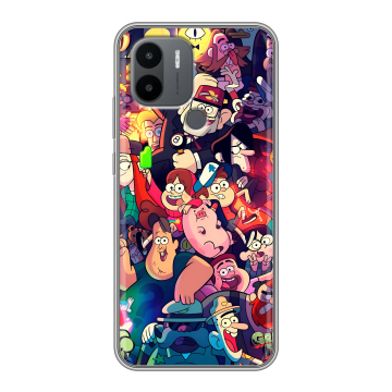 Силиконовый чехол на Xiaomi Poco C50 с принтом Gravity Falls Гравити Фолз Силиконовый чехол на Xiaomi Poco C50 с принтом Gravity Falls Гравити Фолз