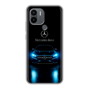 Силиконовый чехол на Xiaomi Poco C50 с принтом Mercedes Мерседес