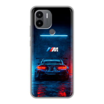 Силиконовый чехол на Xiaomi Poco C50 с принтом BMW БМВ Силиконовый чехол на Xiaomi Poco C50 с принтом BMW БМВ