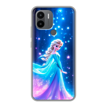 Силиконовый чехол на Xiaomi Poco C50 с принтом Холодное сердце Frozen Силиконовый чехол на Xiaomi Poco C50 с принтом Холодное сердце Frozen