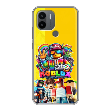Силиконовый чехол на Xiaomi Poco C50 с принтом Roblox Роблокс Силиконовый чехол на Xiaomi Poco C50 с принтом Roblox Роблокс