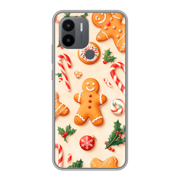 Силиконовый чехол на Xiaomi Poco C50 с принтом Новый год