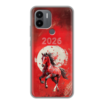 Силиконовый чехол на Xiaomi Poco C50 с принтом Новый год