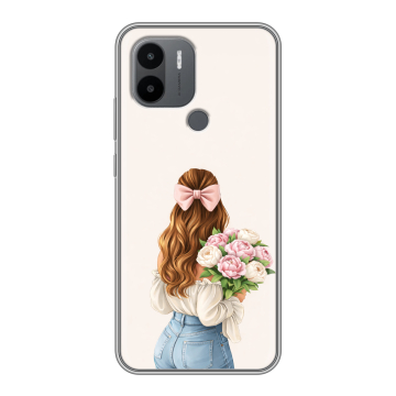 Силиконовый чехол на Xiaomi Poco C50 с принтом женский Силиконовый чехол на Xiaomi Poco C50 с принтом женский