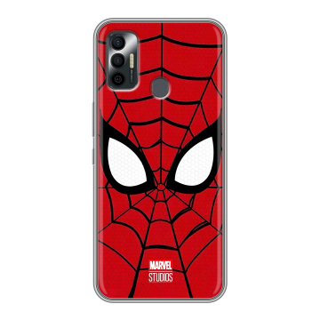 Силиконовый чехол на Tecno Spark 7 с принтом человек паук spiderman Силиконовый чехол на Tecno Spark 7 с принтом человек паук spiderman