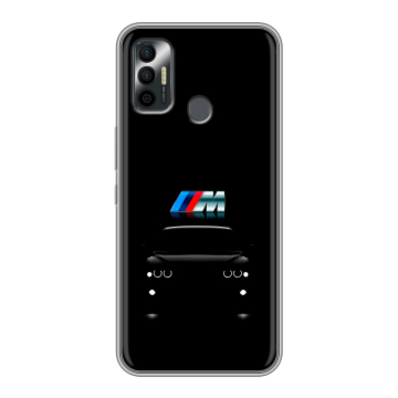 Силиконовый чехол на Tecno Spark 7 с принтом БМВ BMW Силиконовый чехол на Tecno Spark 7 с принтом БМВ BMW
