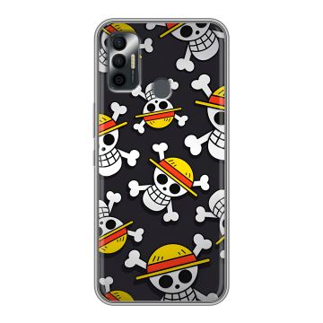 Силиконовый чехол на Tecno Spark 7 с принтом One Piece Ван Пис