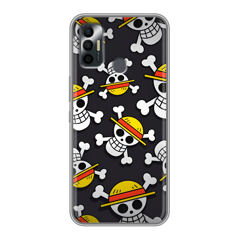 Силиконовый чехол на Tecno Spark 7 с принтом One Piece Ван Пис Силиконовый чехол на Tecno Spark 7 с принтом One Piece Ван Пис