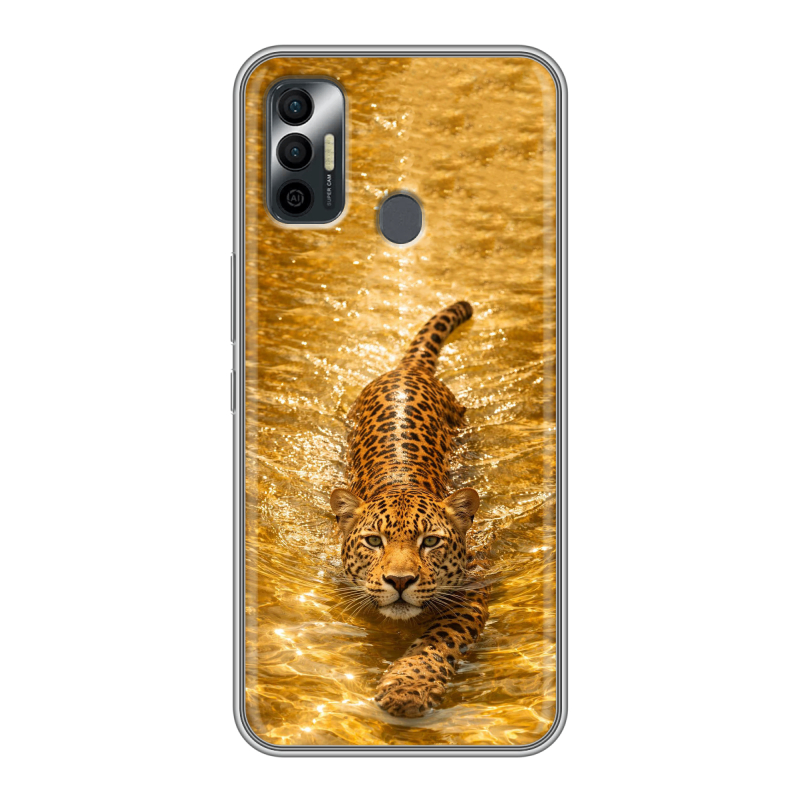 Силиконовый чехол на Tecno Spark 7 с принтом женский Силиконовый чехол на Tecno Spark 7 с принтом женский