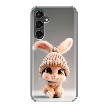 Силиконовый чехол на Samsung Galaxy S23 FE с принтом Кролик Силиконовый чехол на Samsung Galaxy S23 FE с принтом Кролик