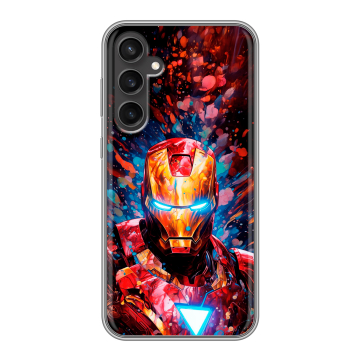 Силиконовый чехол на Samsung Galaxy S23 FE с принтом Железный человек Ironman Силиконовый чехол на Samsung Galaxy S23 FE с принтом Железный человек Ironman