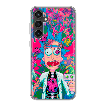 Силиконовый чехол на Samsung Galaxy S23 FE с принтом Рик и Морти Rick Morty Силиконовый чехол на Samsung Galaxy S23 FE с принтом Рик и Морти Rick Morty