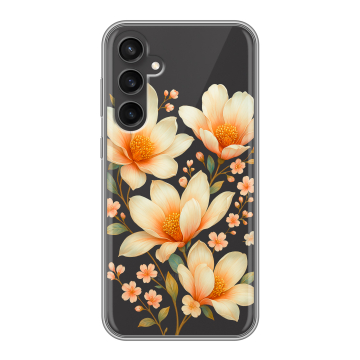 Силиконовый чехол на Samsung Galaxy S23 FE с принтом Цветы Силиконовый чехол на Samsung Galaxy S23 FE с принтом Цветы