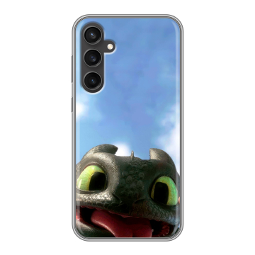 Силиконовый чехол на Samsung Galaxy S23 FE с принтом Как приручить дракона Силиконовый чехол на Samsung Galaxy S23 FE с принтом Как приручить дракона