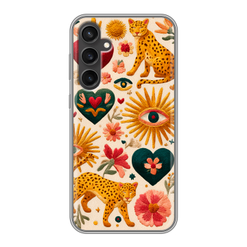 Силиконовый чехол на Samsung Galaxy S23 FE с принтом Модный принт Силиконовый чехол на Samsung Galaxy S23 FE с принтом Модный принт