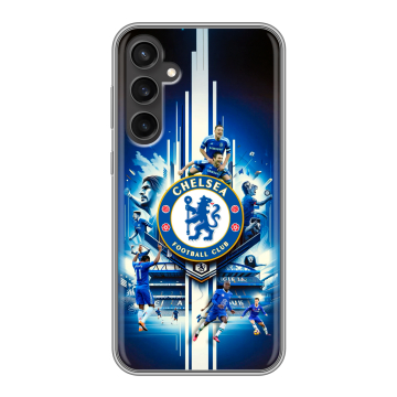 Силиконовый чехол на Samsung Galaxy S23 FE с принтом Chelsea Челси Силиконовый чехол на Samsung Galaxy S23 FE с принтом Chelsea Челси