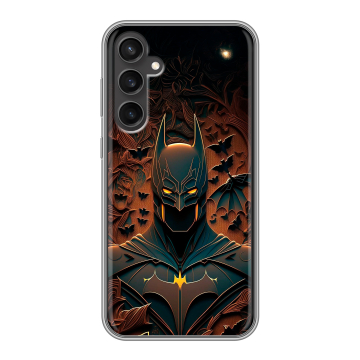 Силиконовый чехол на Samsung Galaxy S23 FE с принтом Batman Бэтмен Силиконовый чехол на Samsung Galaxy S23 FE с принтом Batman Бэтмен