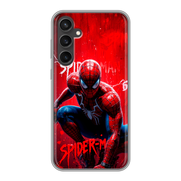 Силиконовый чехол на Samsung Galaxy S23 FE с принтом Spiderman Человек паук Силиконовый чехол на Samsung Galaxy S23 FE с принтом Spiderman Человек паук