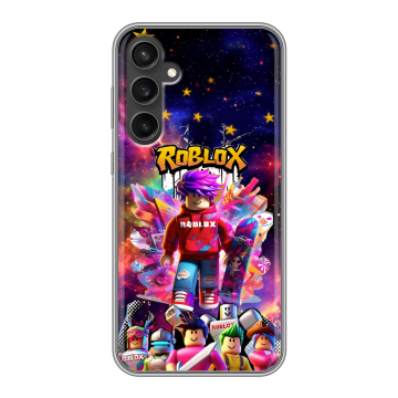 Силиконовый чехол на Samsung Galaxy S23 FE с принтом Roblox Роблокс Силиконовый чехол на Samsung Galaxy S23 FE с принтом Roblox Роблокс