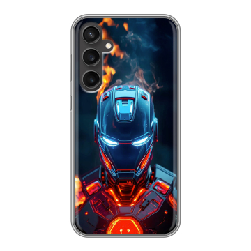 Силиконовый чехол на Samsung Galaxy S23 FE с принтом IronMan Железный человек Силиконовый чехол на Samsung Galaxy S23 FE с принтом IronMan Железный человек