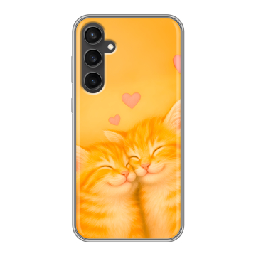 Силиконовый чехол на Samsung Galaxy S23 FE с принтом Милые котята Силиконовый чехол на Samsung Galaxy S23 FE с принтом Милые котята