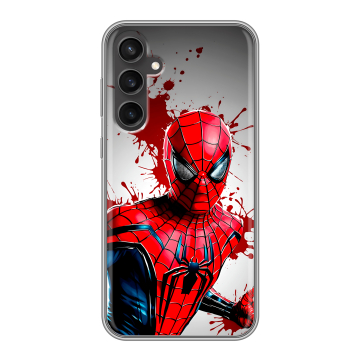 Силиконовый чехол на Samsung Galaxy S23 FE с принтом Spiderman Человек паук Силиконовый чехол на Samsung Galaxy S23 FE с принтом Spiderman Человек паук