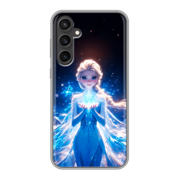 Силиконовый чехол на Samsung Galaxy S23 FE с принтом Холодное сердце Frozen Силиконовый чехол на Samsung Galaxy S23 FE с принтом Холодное сердце Frozen