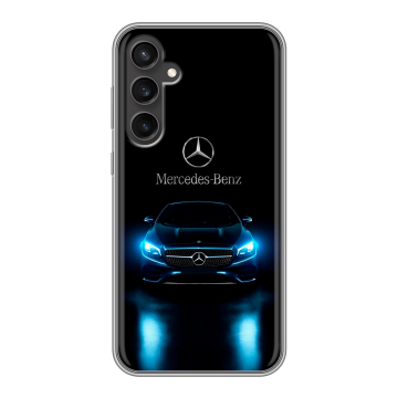 Силиконовый чехол на Samsung Galaxy S23 FE с принтом Mercedes Мерседес Силиконовый чехол на Samsung Galaxy S23 FE с принтом Mercedes Мерседес