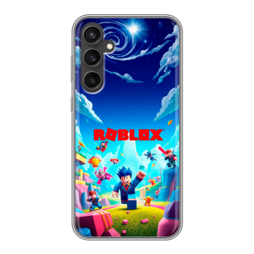 Силиконовый чехол на Samsung Galaxy S23 FE с принтом Roblox Роблокс Силиконовый чехол на Samsung Galaxy S23 FE с принтом Roblox Роблокс