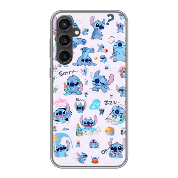 Силиконовый чехол на Samsung Galaxy S23 FE с принтом Лило и Стич Силиконовый чехол на Samsung Galaxy S23 FE с принтом Лило и Стич
