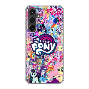 Силиконовый чехол на Samsung Galaxy S23 FE с принтом My little pony Дружба чудо Силиконовый чехол на Samsung Galaxy S23 FE с принтом My little pony Дружба чудо