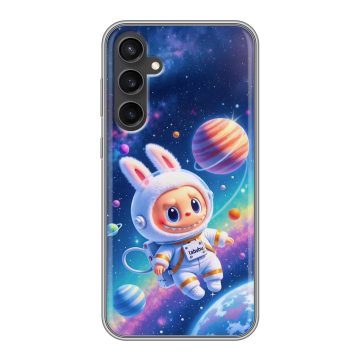 Силиконовый чехол на Samsung Galaxy S23 FE с принтом Labubu Лабубу Силиконовый чехол на Samsung Galaxy S23 FE с принтом Labubu Лабубу