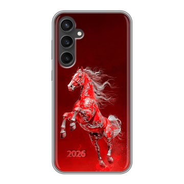 Силиконовый чехол на Samsung Galaxy S23 FE с принтом Новый год Силиконовый чехол на Samsung Galaxy S23 FE с принтом Новый год