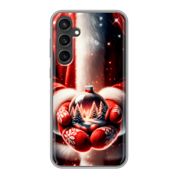 Силиконовый чехол на Samsung Galaxy S23 FE с принтом Новый год Силиконовый чехол на Samsung Galaxy S23 FE с принтом Новый год